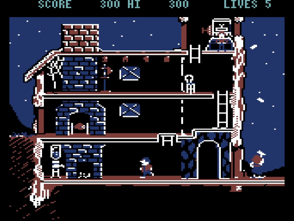 Gameplay of The Goonies for Commodore 64
